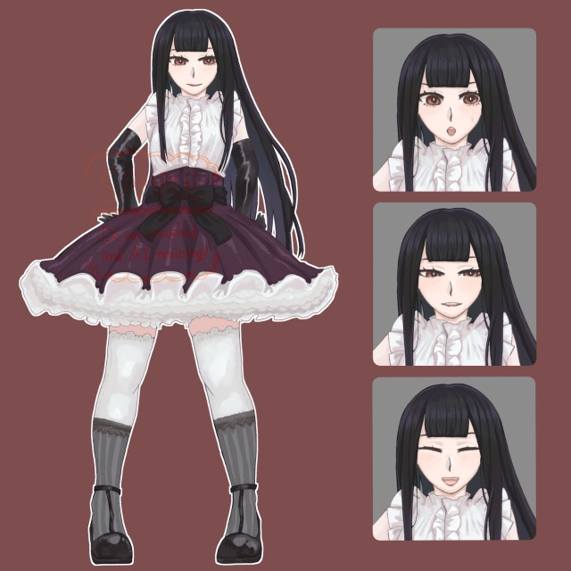 全身立ち絵サンプル