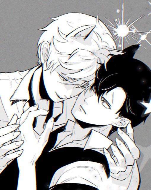 モノクロイラスト