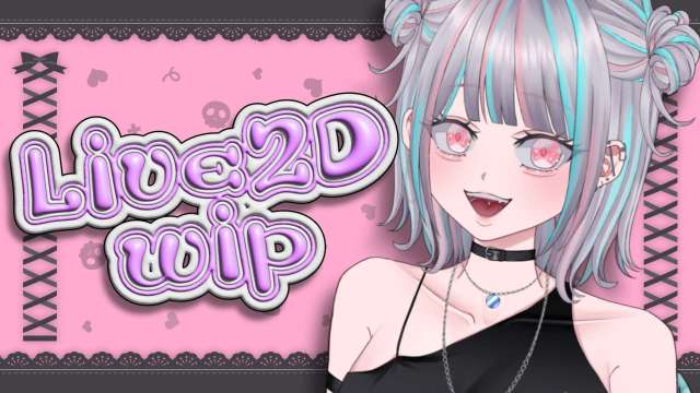 【Live2D】キャラクターデザイン/モデリング