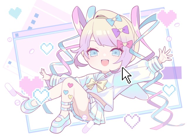 絵柄サンプル(SDキャラクターイラスト)