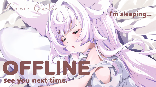 配信オフライン用イラスト