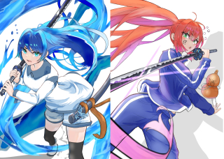 過去に描いた一枚絵（キャラ単体）