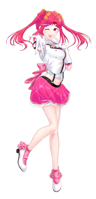 オリジナルキャラカラーイラスト（等身）