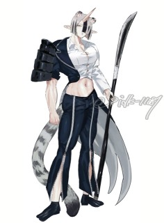 一角ちゃま(髪ショート版)