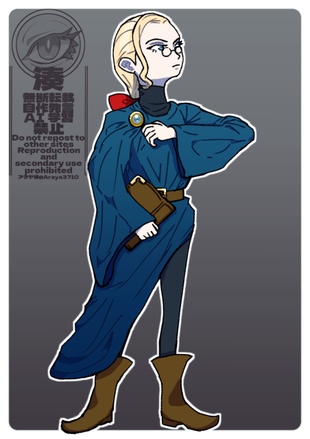 オリジナルキャラクター立ち絵作例