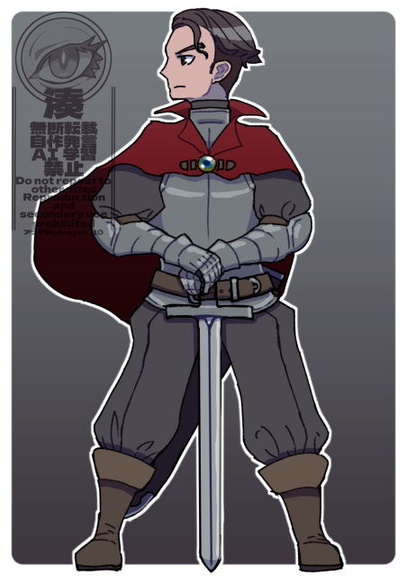 オリジナルキャラクター立ち絵作例