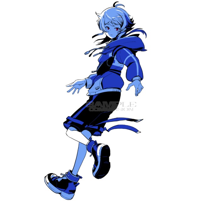 モノクロ立ち絵