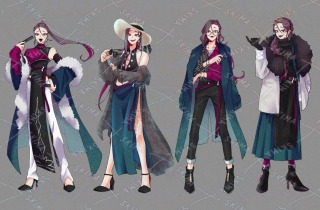 TRPG立ち絵⑥／服装デザイン