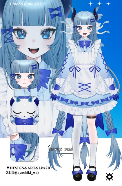 Vtuberモデルイラスト