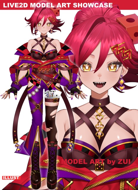 Vtuberモデルイラスト