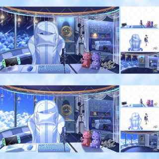 【依頼】YouTube 配信部屋イラスト