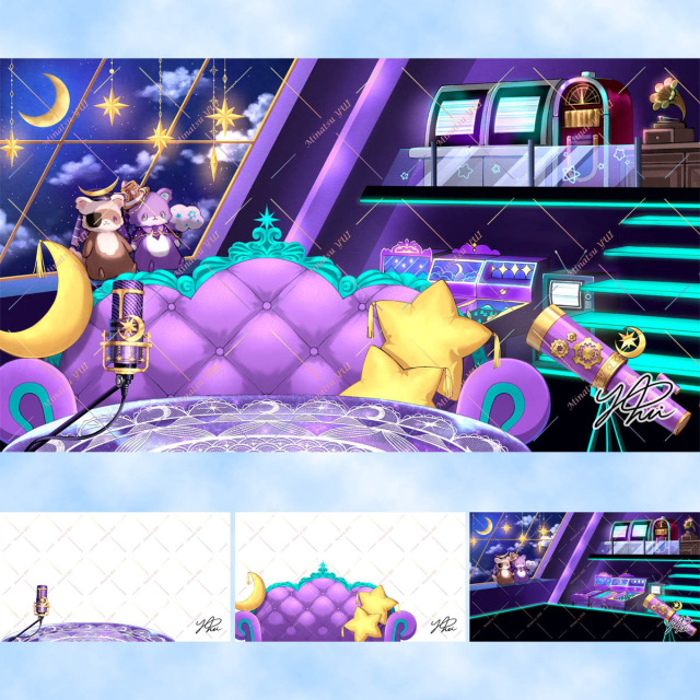 【依頼】YouTube 配信部屋イラスト