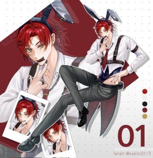 二次創作キャラデザ＆LIVE2D