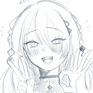 鉛筆画風イラスト