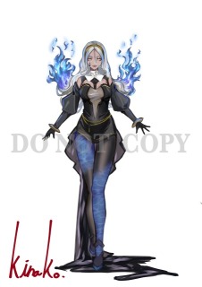 厚塗りカラーデザイン(8割仕上がり)