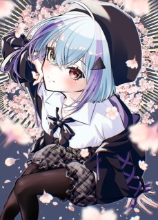 一枚絵(二枚目は構図確認用のラフ画像)