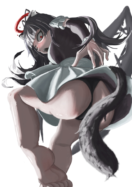 アオリ構図 キャラクターイラスト 参考