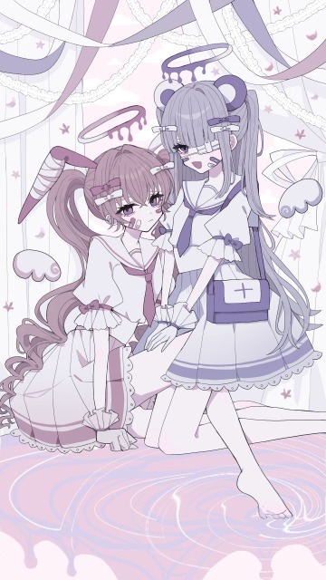 創作百合 天使のうさくま