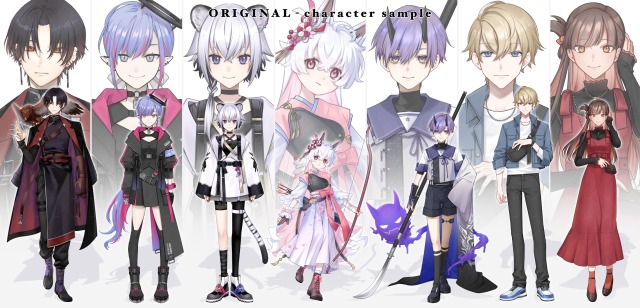 キャラクターデザインサンプル