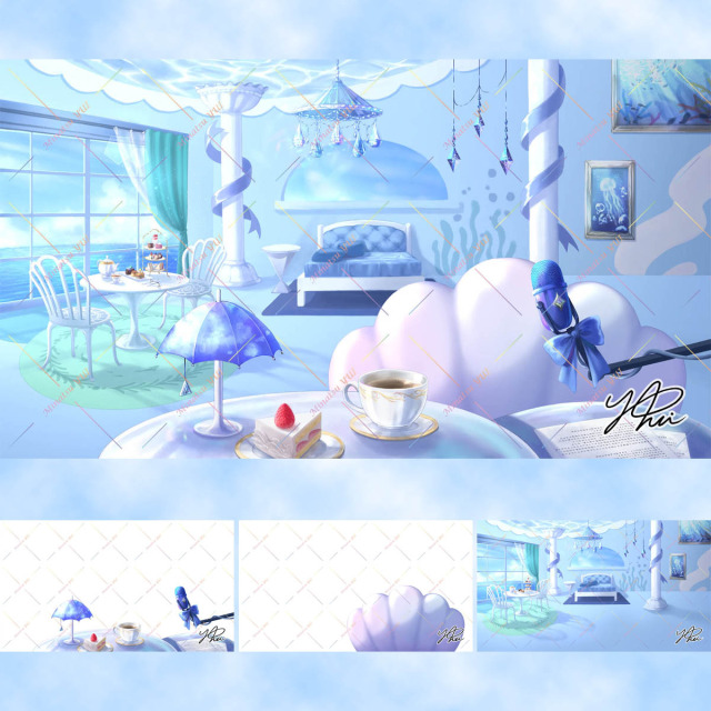 【依頼】YouTube 配信部屋イラスト