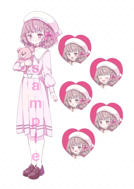 立ち絵＋表情差分サンプル