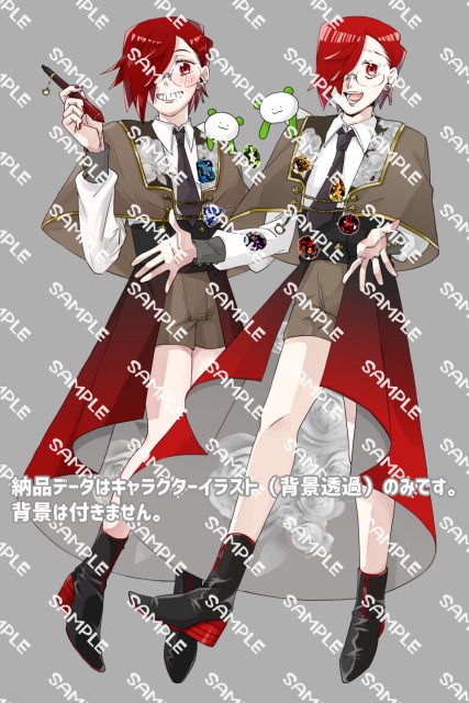 全身立ち絵(等身)