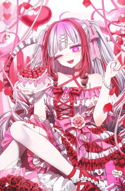 極彩夜うい様お誕生日イラスト