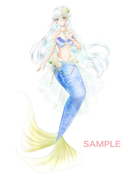 ご依頼立ち絵　人魚