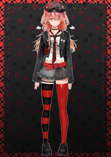 鳥頭はてな　Live２Dモデル立ち絵