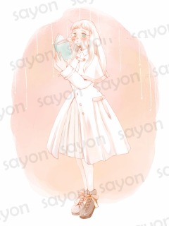 雨星の読書 立ち絵