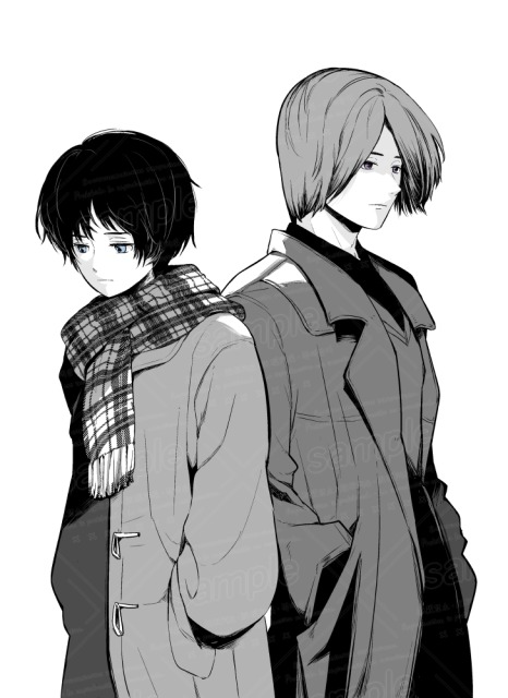 モノクロイラスト