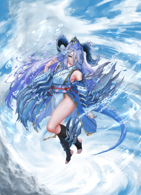 作例・竜の擬人化