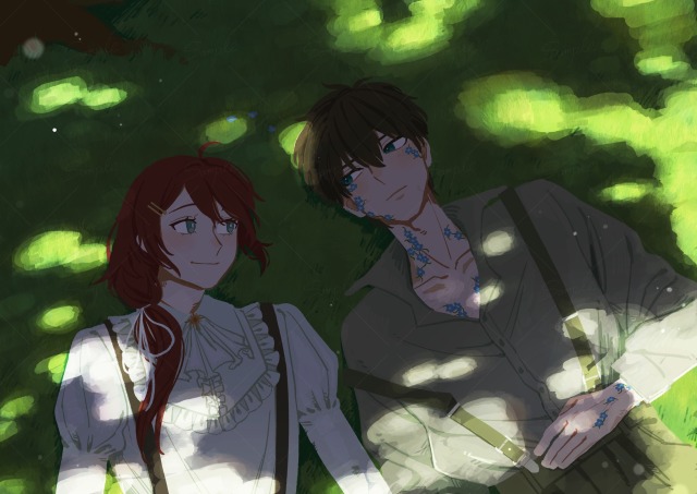 背景あり一枚絵サンプル