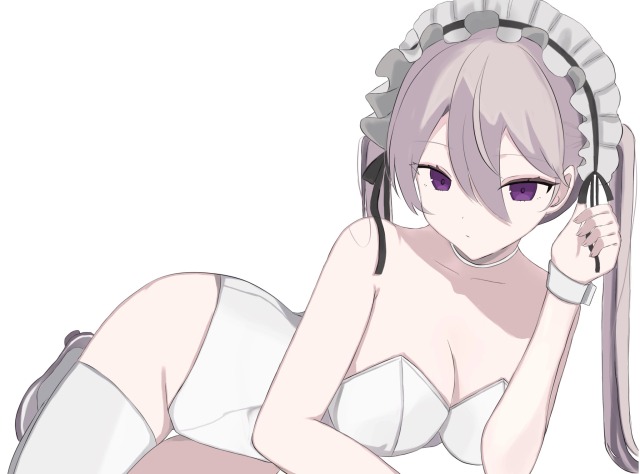 白バニーイラスト