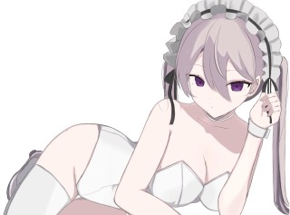 白バニーイラスト