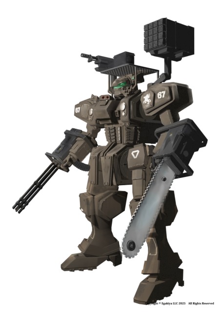 【メカ立ち絵】陸戦用ロボット