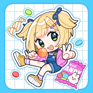 キャンディと女の子