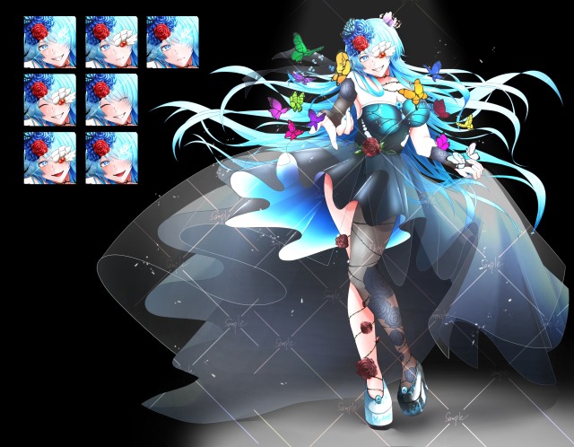 【ご依頼イラスト】ライブフライヤー兼グッズ用イラスト