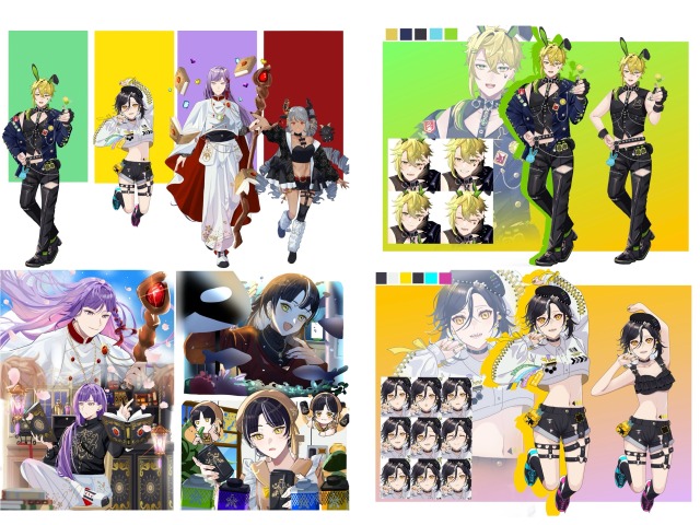 立ち絵ご依頼絵（一部）