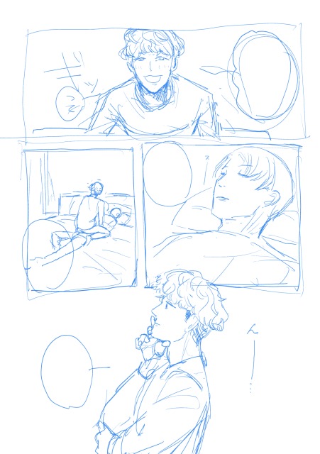 漫画ラフサンプル