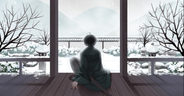 縁側でのひととき