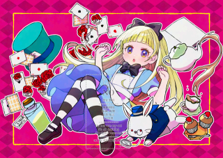 一枚絵サンプル（通常塗り）