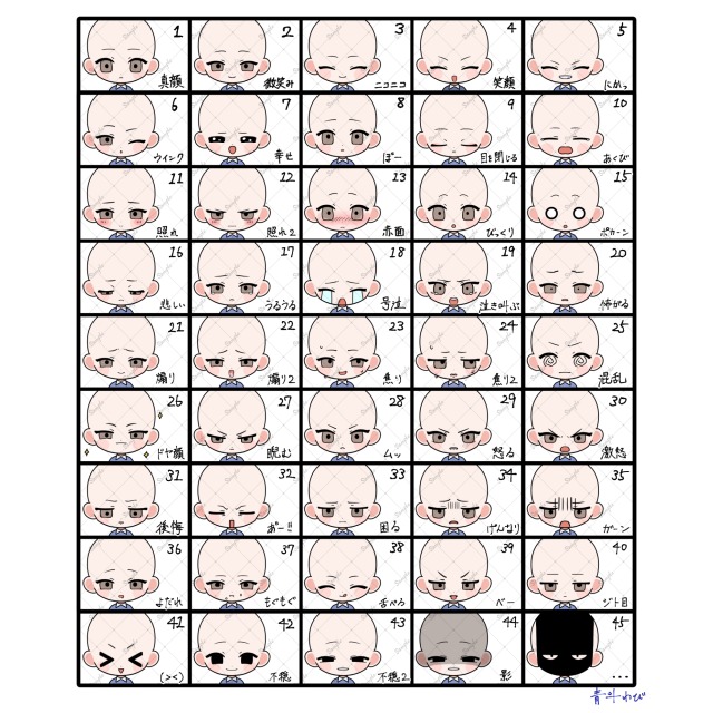 【SD表情サンプル】