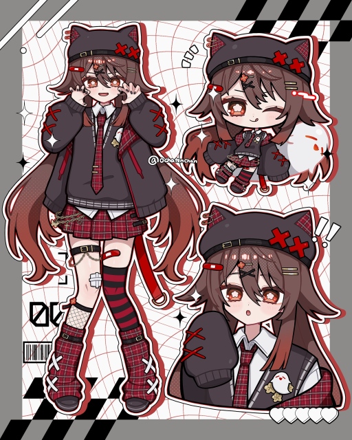 詰め込みイラスト(二次創作)