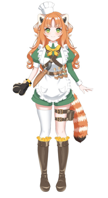 レッサーパンダの女の子🍴