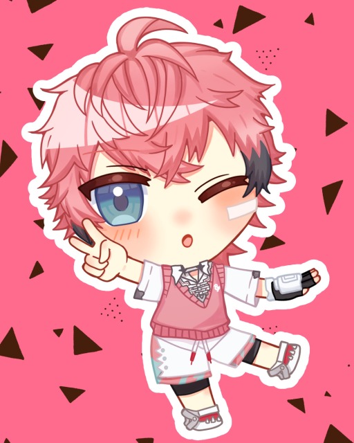 二次創作デフォルメイラスト