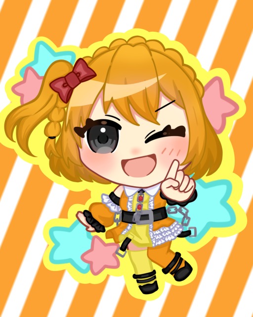 二次創作デフォルメイラスト