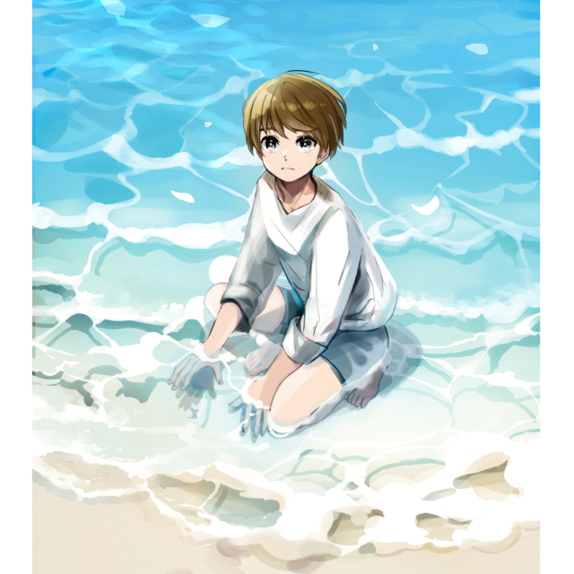 一枚絵イラスト