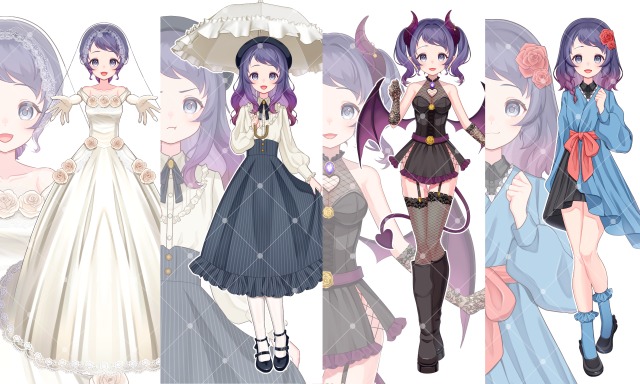 IRIAMライバー様　立ち絵