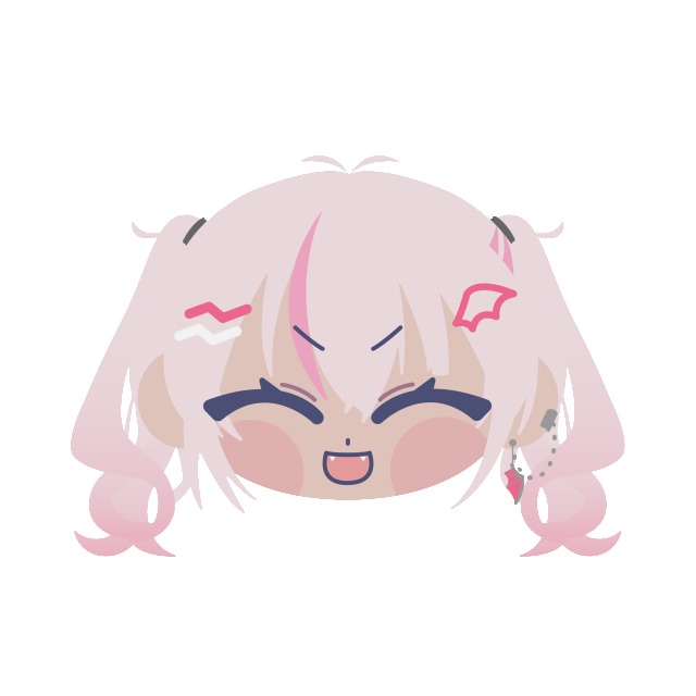 ゆる顔デフォルメイラスト　꒰ 魔使まお ꒱